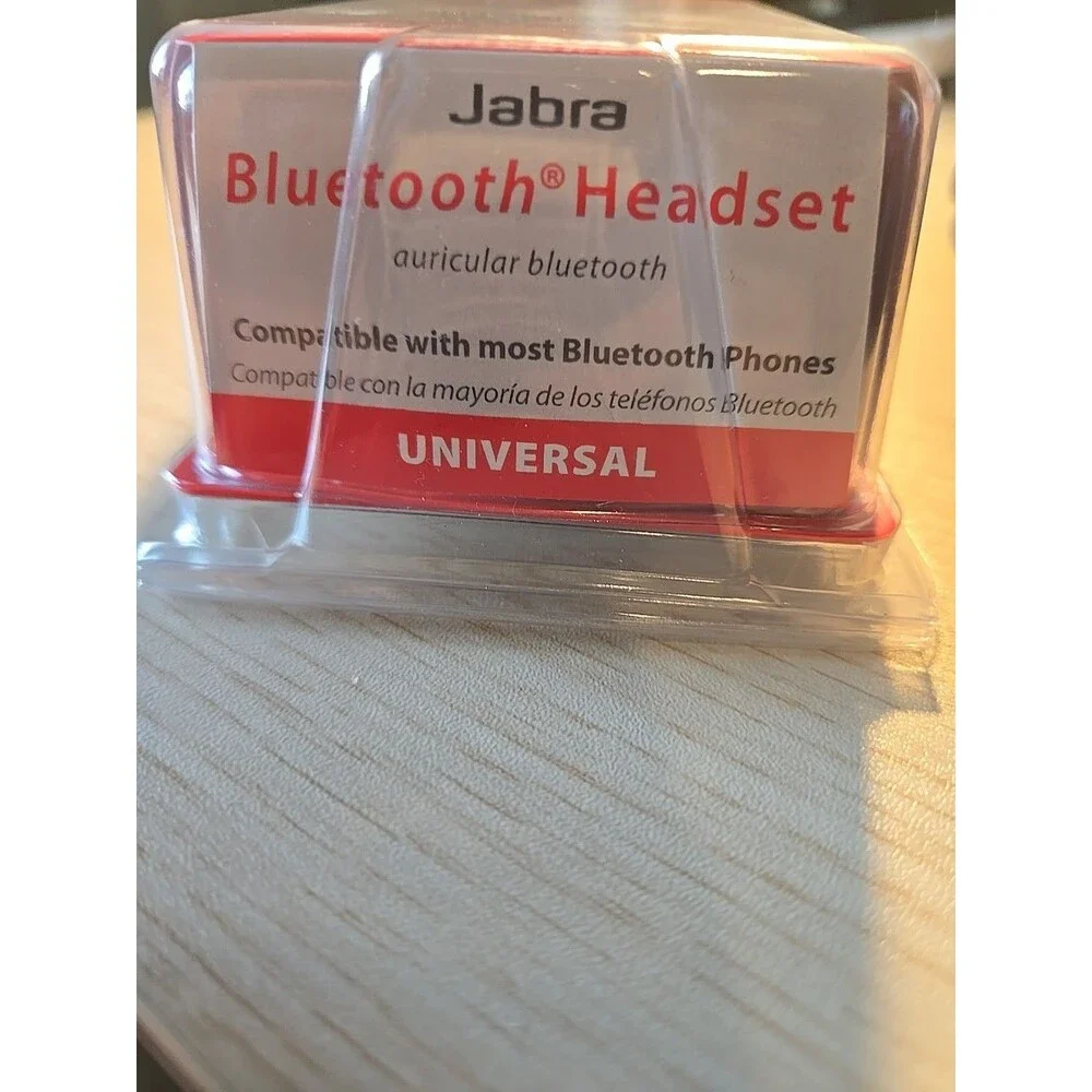 Jabra Universal Bluetooth Headset, New Sealed Compatible w/ Most Bluetooth Phone